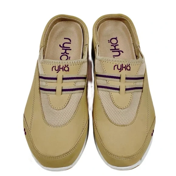 Ryka Maze Tan Nubuck/Suede Slip On Sneaker Size 8W - Picture 2 of 6